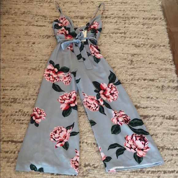 Paper Crown Other - Floral romper